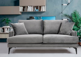Atelier Del Sofa Papira Sofá de 2 plazas Gris